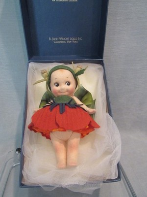 MIB R. JOHN WRIGHT KEWPIE FLOWER POPPY DOLL