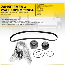 ZAHNRIEMENSATZ + WAPU + ROLLE für FIAT DUCAT...
