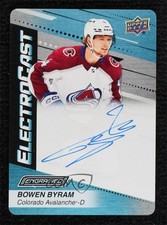 2023-24 Upper Deck Engrained ElectroCast Auto Bowen Byram #EC-45 Auto 03h9