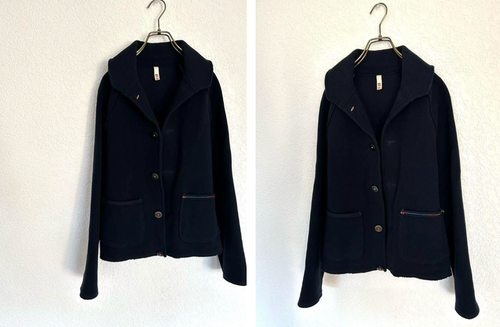 45rpm 45R Navy Wool Jacket Size 2 Made in JAPAN Casual Outerwear Coat JAPAN F/S - Picture 10 of 10