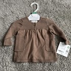 Little Planet by Carter's Baby Organic Cotton Sweater Knit Dress - Newborn NWT