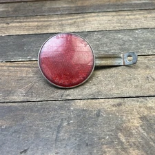 Vintage Gulco 24 Red Round Reflector Bracket Mount SAE A-71 USA Bike