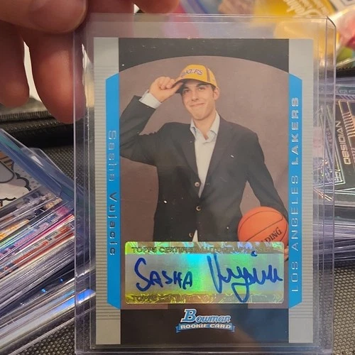 Bowman 2004-05 Sasha Vujacic Lakers Rookie Autograph #154