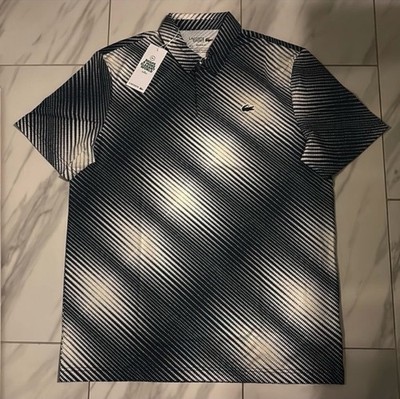 Lacoste Sport Men's Polo T-Shirt Navy Blue White $125 New | eBay