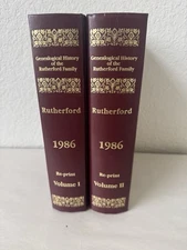 Genealogical History of the Rutherford Family, Revised Edition | 2 Volumes