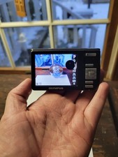 Olympus FE-5030 14.0MP Digital Camera Silver Tested Working READ