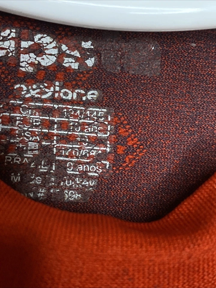 Kipsta Long Sleeve Base Layer Jr Compression Shirt Red Size 10 - Image 4 of 4