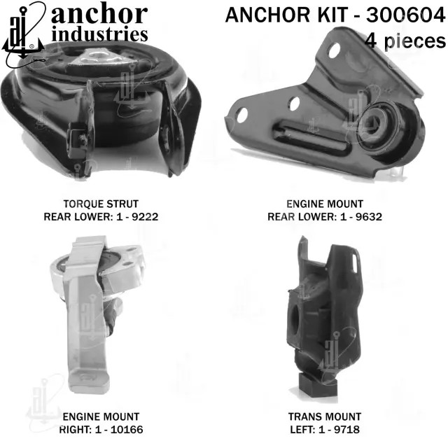 Anchor 8095 Manual Transmission Mount - Replacement Engine Mount For Vehicles