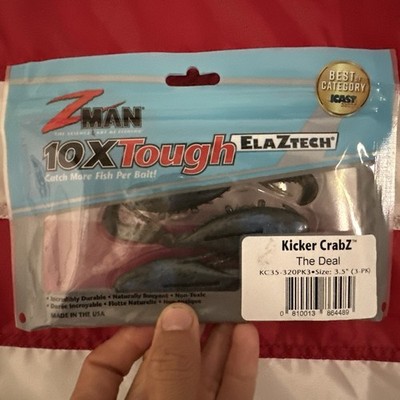 Zman KC35-320PK3 3 1/2 Inch Kicker Crabz The Deal 3 pk