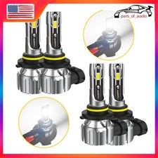 9005 9006 LED Headlights High Low Beam Bulbs 110W Super Bright 8000K Combo Pack