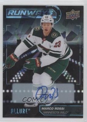 2022-23 Upper Deck Allure Runways Blue Auto Marco Rossi #RW-9 Auto 12l5