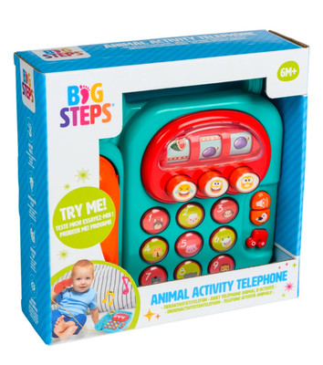 Big Steps Animal Activity Telefon UK INTERNATIONALER VERSAND SCHNELLER BESTES GESCHENK KIND