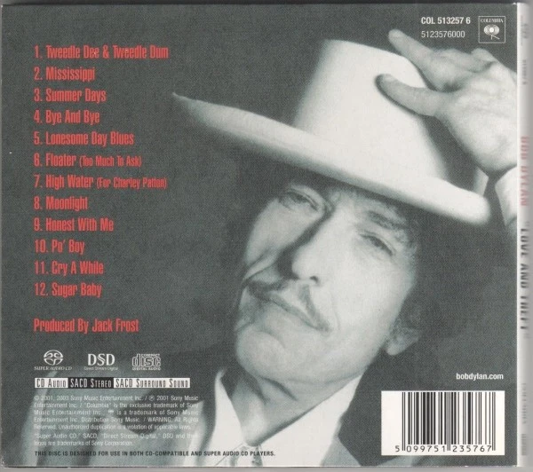 Bob Dylan‎–SACD: "Love And Theft" - Bild 2 von 3