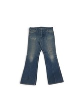 VTG 70s Sears Roebucks Co. Flared Bootcut Jeans Made In USA Size 38 Faded Wash