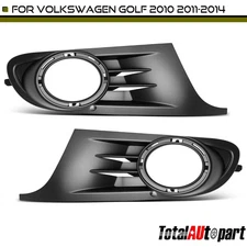 2x Fog Light Cover Trim for Volkswagen Golf 2010 2011 2012-2014 Hatchback Front