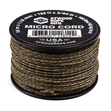 Atwood Rope MFG Tactical Micro Utility Cord 1.18mm X 125ft  (Multi Camouflage)