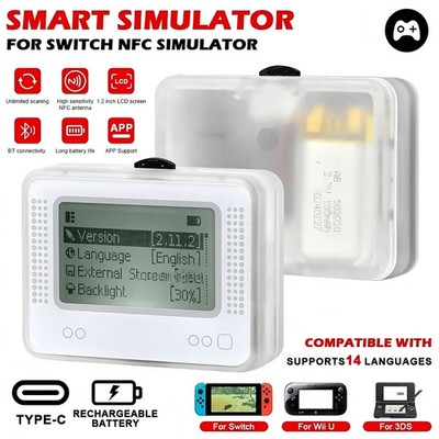 For Amiibo NFC Tag Emulator Bluetooth-Fit Emulator for Nintendo Switch