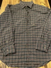 Drake Autumn Brushed Twill Plaid Mens Size 2XL Button Down L/S Shirt DS2195