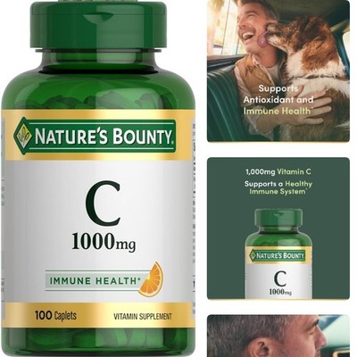 Nature's Bounty Vitamin C 1000mg, Immune Support Supplement, Antioxidant