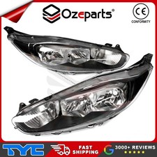 Set Pair LH+RH Head Light Front Lamp For Ford Fiesta WZ 2013~2018 Ambiente Trend