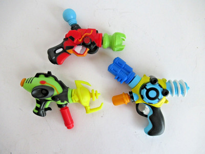 Mini Laser Space Gun Toys 3'' x 2''  Futuristic Designs