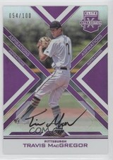 2016 Elite Extra Edition Aspirations Purple 54/100 Travis MacGregor #68 Auto 8po