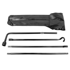 Spare Tire Tool Kit with Tire Jack Handle and Wheel Lug Wrench Compatible wit...