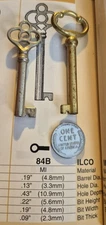 Cabinet Vintage Barrel (1) Key. Ilco# 24B, 84B, Taylor #643, Graham # 3525A.