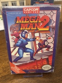 Mega Man 2 (Nintendo NES, 1989) CIB Complete Tested! Authentic! GREAT CART!