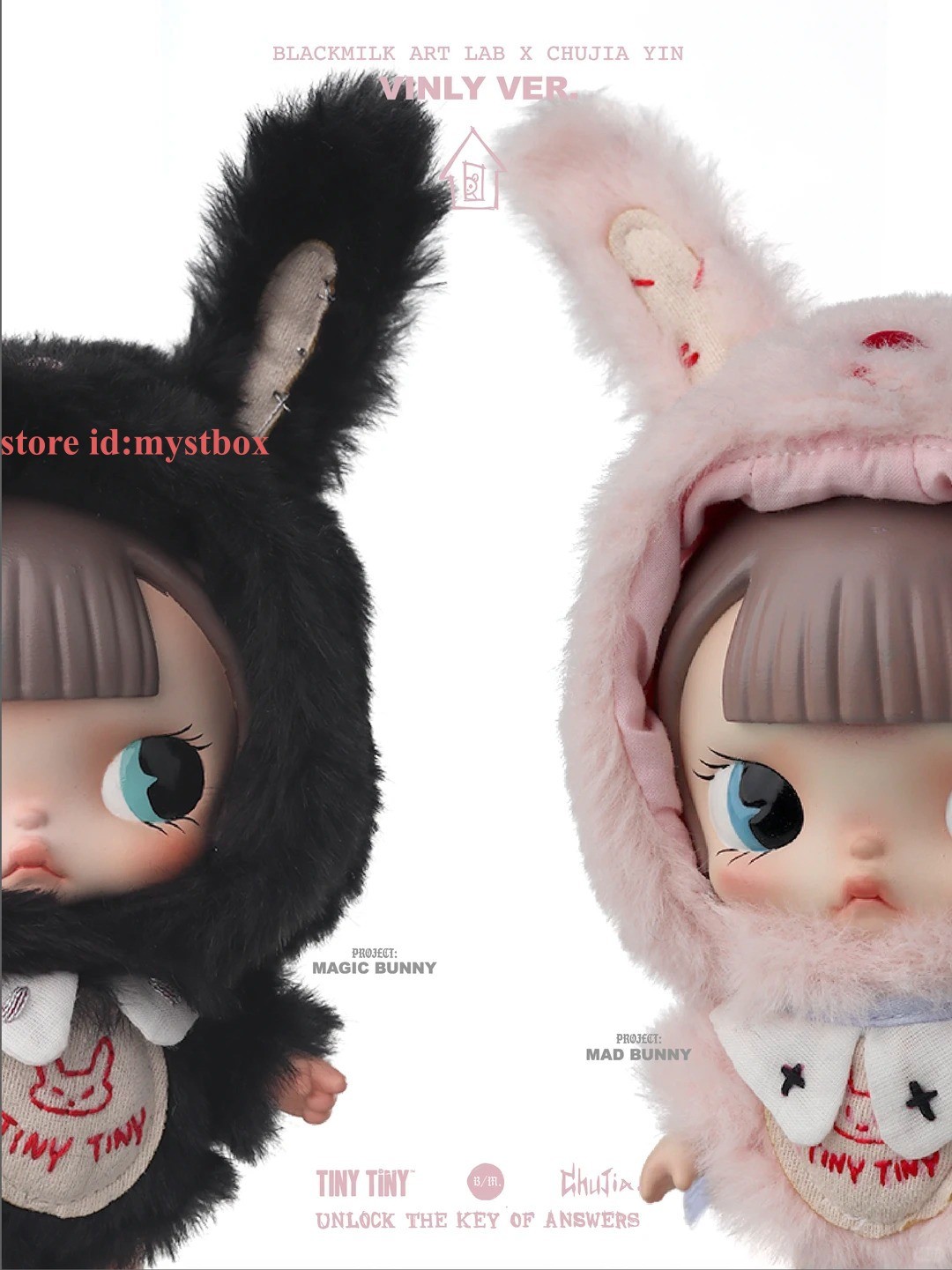 POP MART TINYTINY MAD/MAGIC BUNNY Figure Cute Trendy Toy Gift Box Authentic