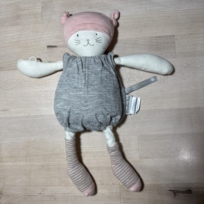 Moulin Roty Moon the Cat Plush Soft Toy Stuffed Animal Cute French Designer
