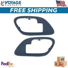 New Front Rear Interior Door Handle Bezel Lh Rh Side Set For 95-00 Chevy Gmc