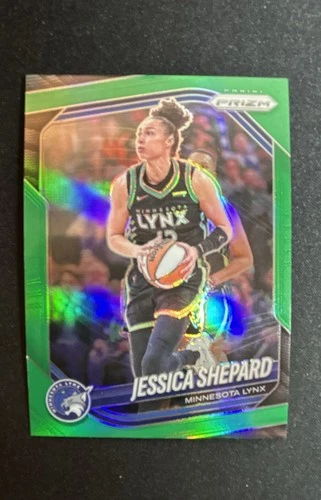 2025 Panini Prizm WNBA - Jessica Shepard #137 Green Prizm