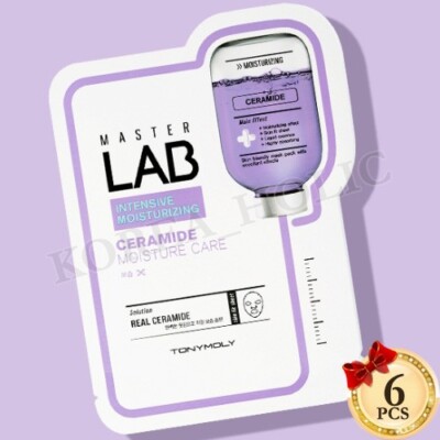 TONYMOLY Master Lab Mask Sheet 19g 6 Stück Ceramid Feuchtigkeit Gesichtsmaske...