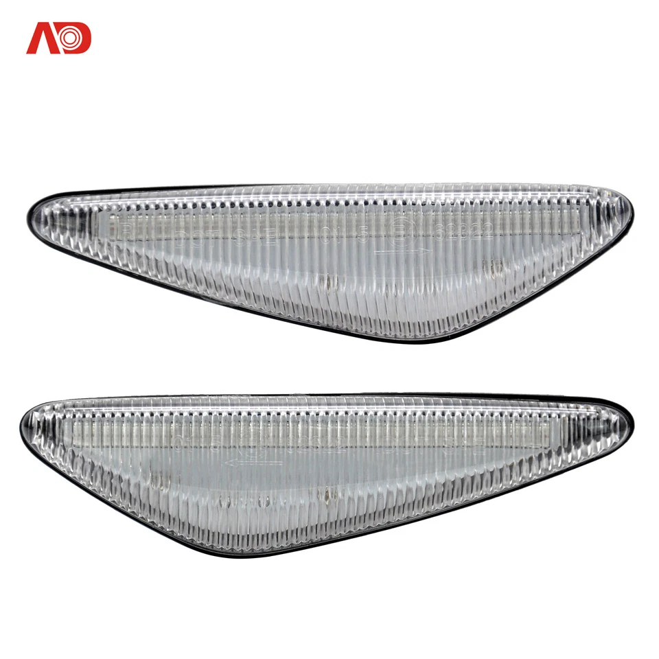 For Mazda MX-5 MX-6 RX8 LED Side Marker Light Turn Signal Lamp Clear Amber Front - Изображение 3 из 4