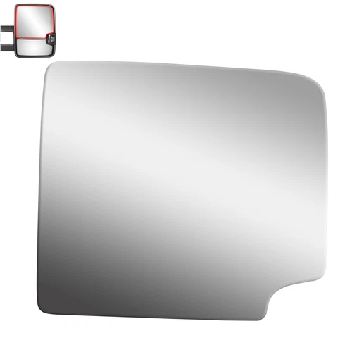 Upper Mirror Glass For 1999-2017 Chevy Silverado 1500 Passenger Side RH Flat