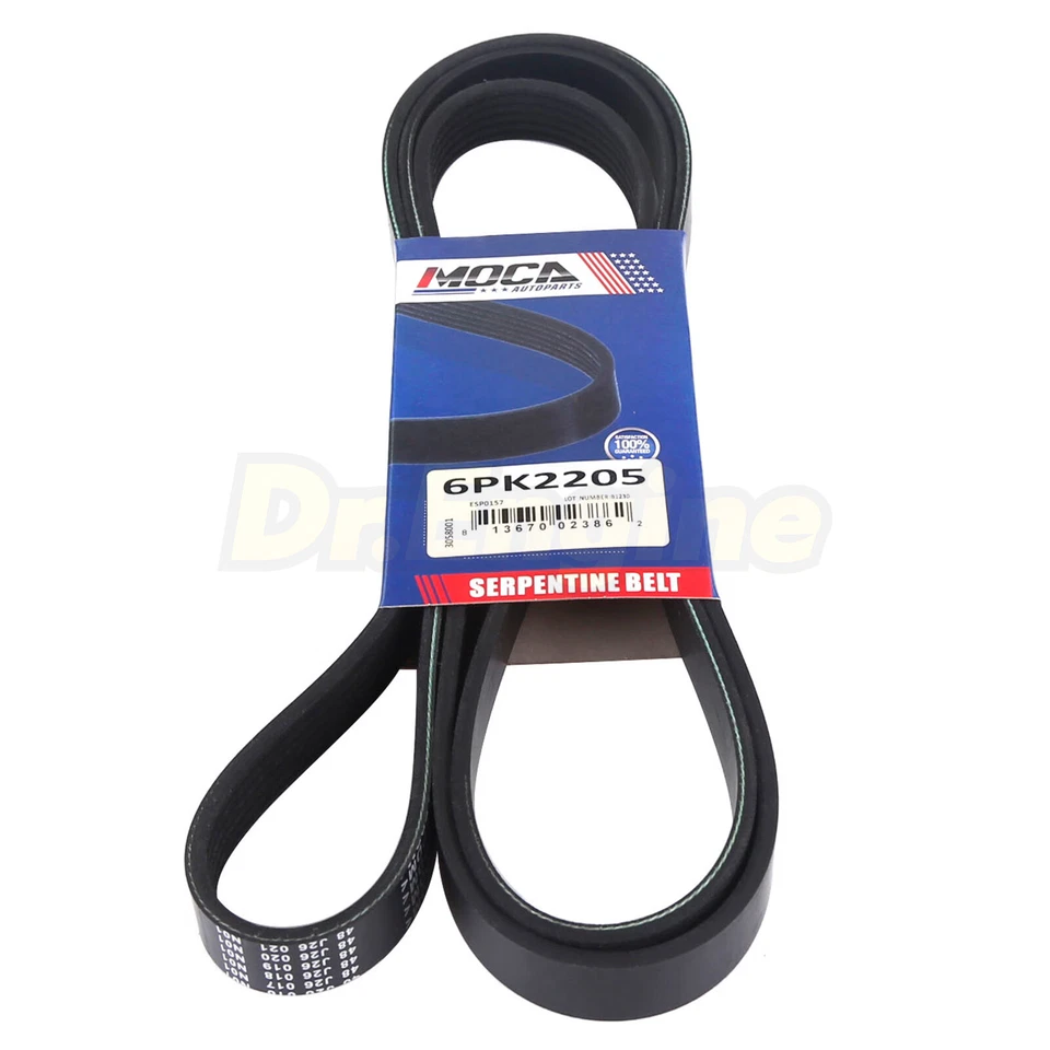 Serpentine Belt Drive Component Kit for Dodge Nitro Jeep Liberty Ram 1500 - Image 3 of 4