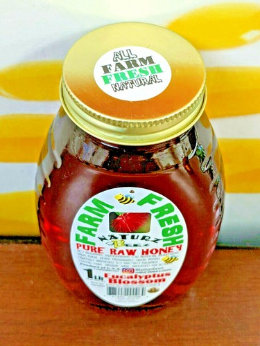 EUCALYPTUS BLOSSOM RAW HONEY 1LB 454g 100% PURE HONEY USA - Picture 4 of 12