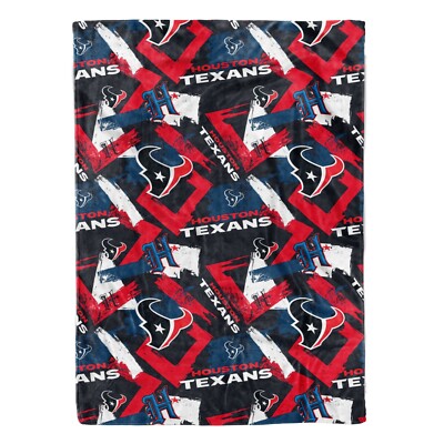Houston Texans NFL 50'' x 70'' Plush Throw - NEW - Logo Brands