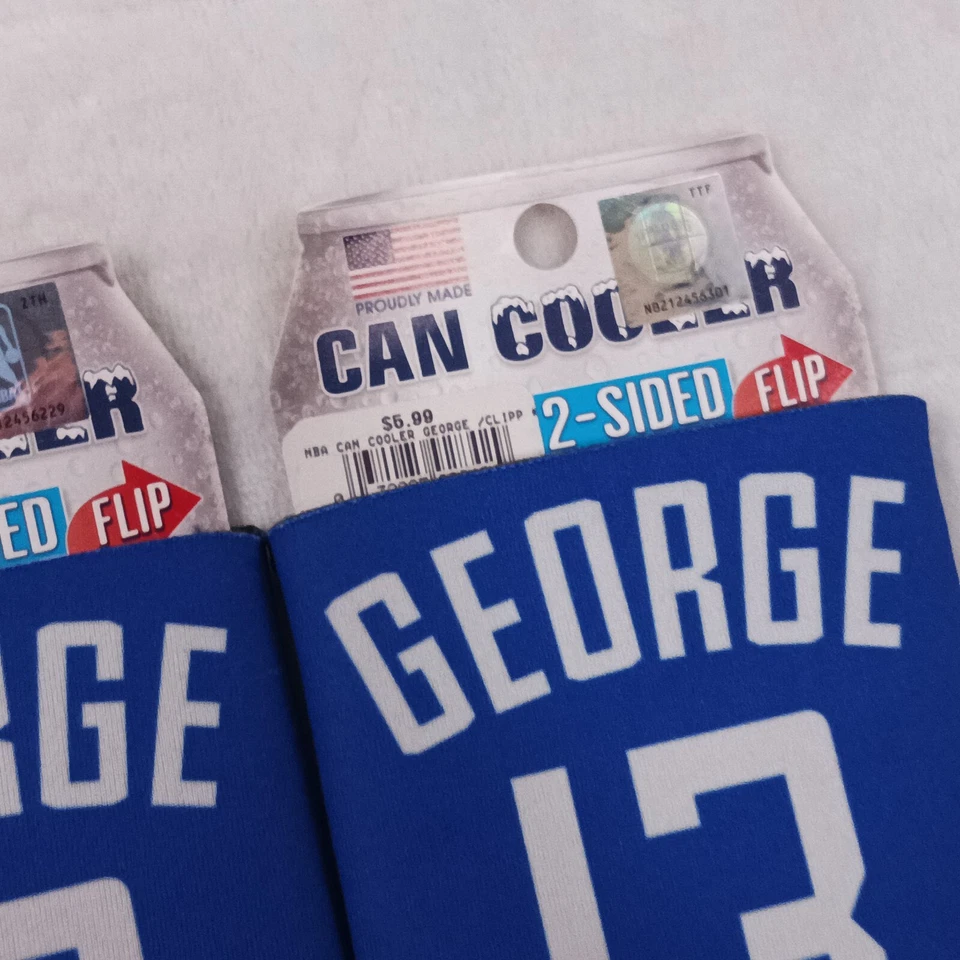 Los Angeles Clippers Koozie Can Holder Double Sided Paul George #13 - Image 4 of 4