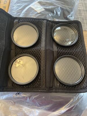 Vivitar 58mm +1 +2 +4 +10 Mult Coated Close-Up Macro Filter Kit Series 1