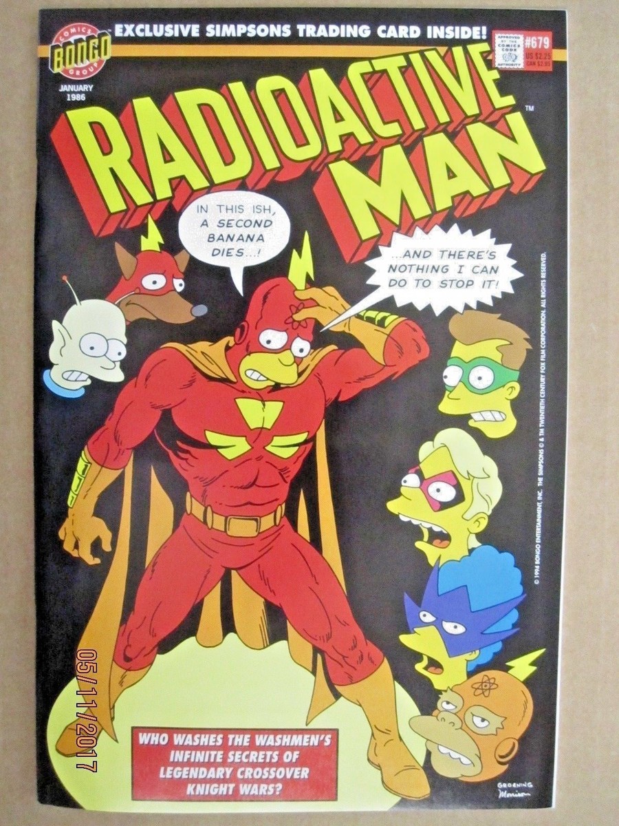 1994 BONGO COMICS GROUP RADIOACTIVE MAN #679 #1000 LOT OF 2