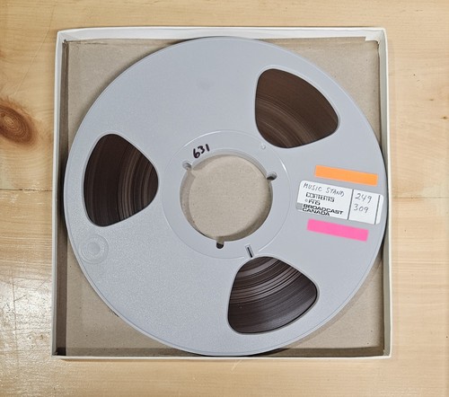 Reel To Reel Tape-10.5"-Broadcast Canada-Radio Station- Classic Music- 70' 80'