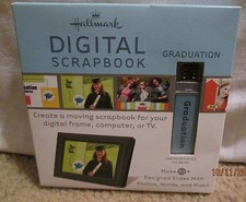 Hallmark Digital Scrapbook- Graduation Moving Scrapbook for Digital frame,TV NIP