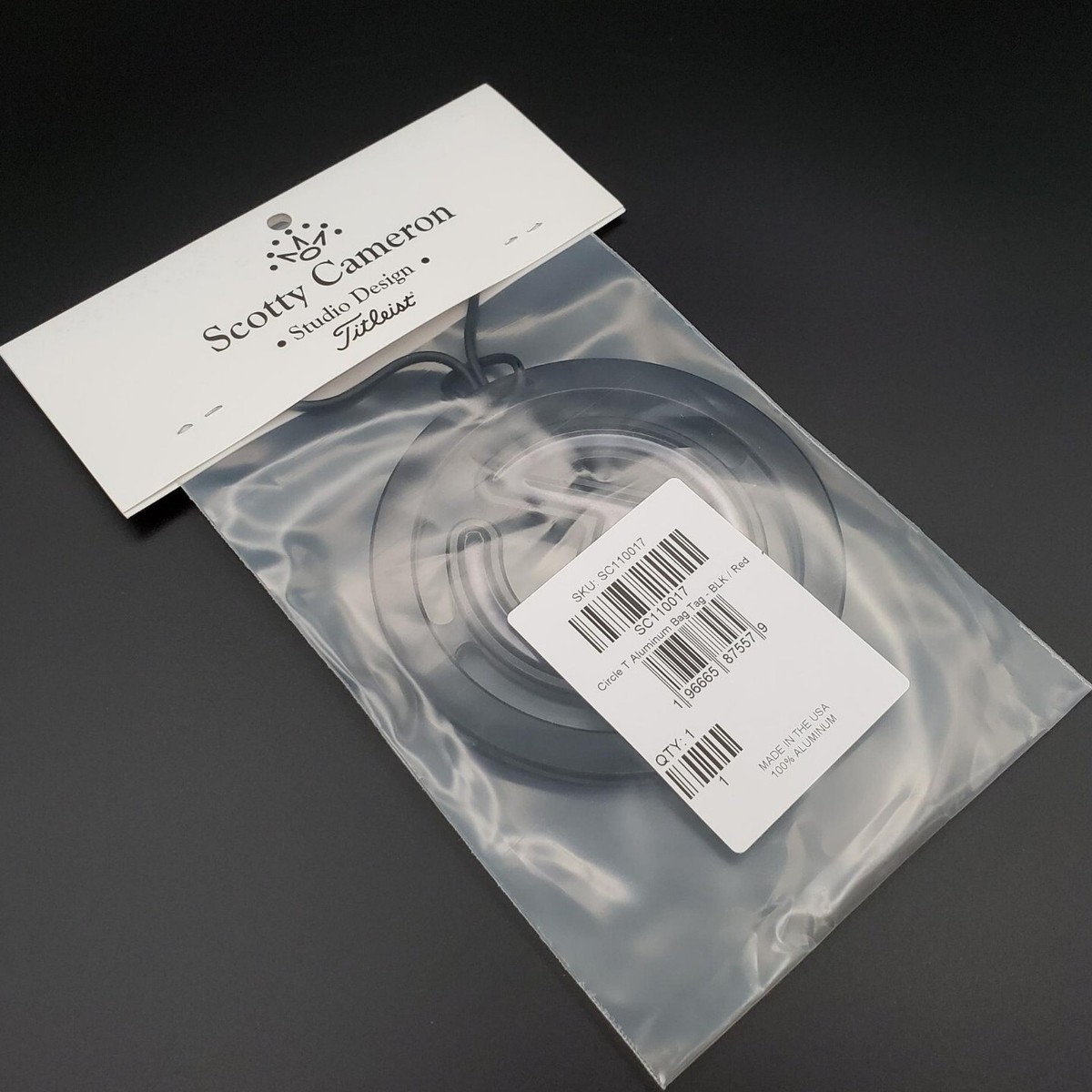 SCOTTY CAMERON CIRCLE T ALUMINUM BAG TAG | eBay