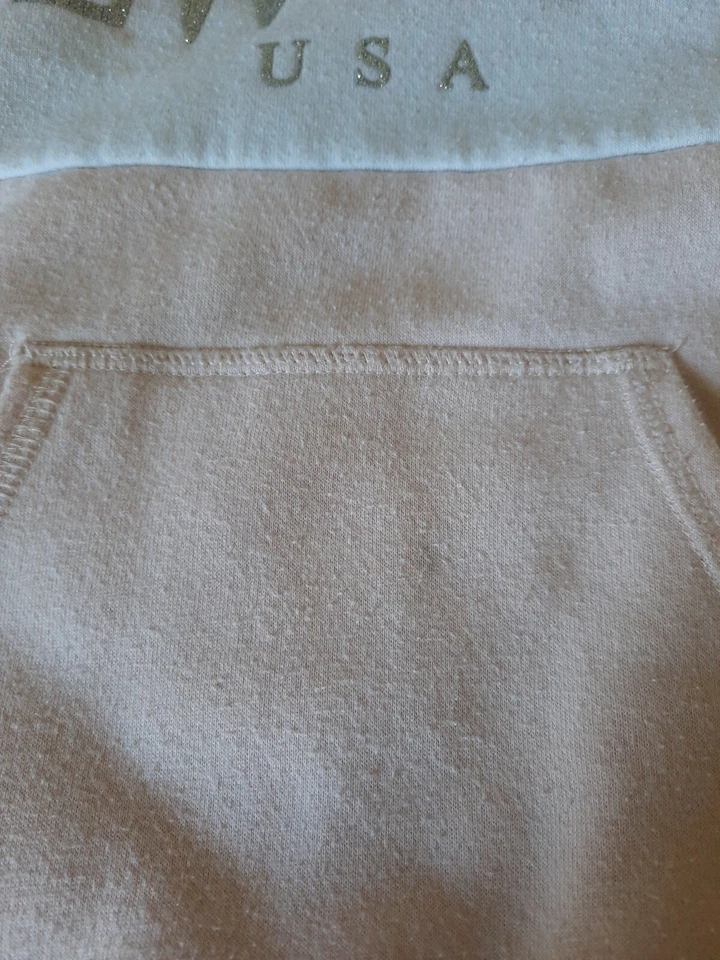 H&M NIÑAS NIÑOS SUDADERA CON CAPUCHA TALLA 8-10 GRIS JERSEY SUÉTER NUEVA YORK Foto 2 de 3