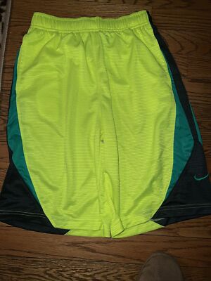 neon green nike basketball shorts
