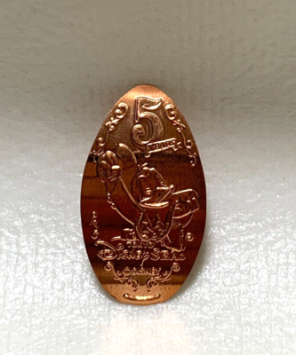 ゆ*う様 Disney ドナルド・ダック記念メダル Tokyo Disney Donald Duck Souvenir Medal Coin DisneySEA 5th