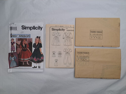 Simplicity Pattern - Girls' and Child's Romper and Dress (10-14) #7698 - Uncut - Picture 3 of 5