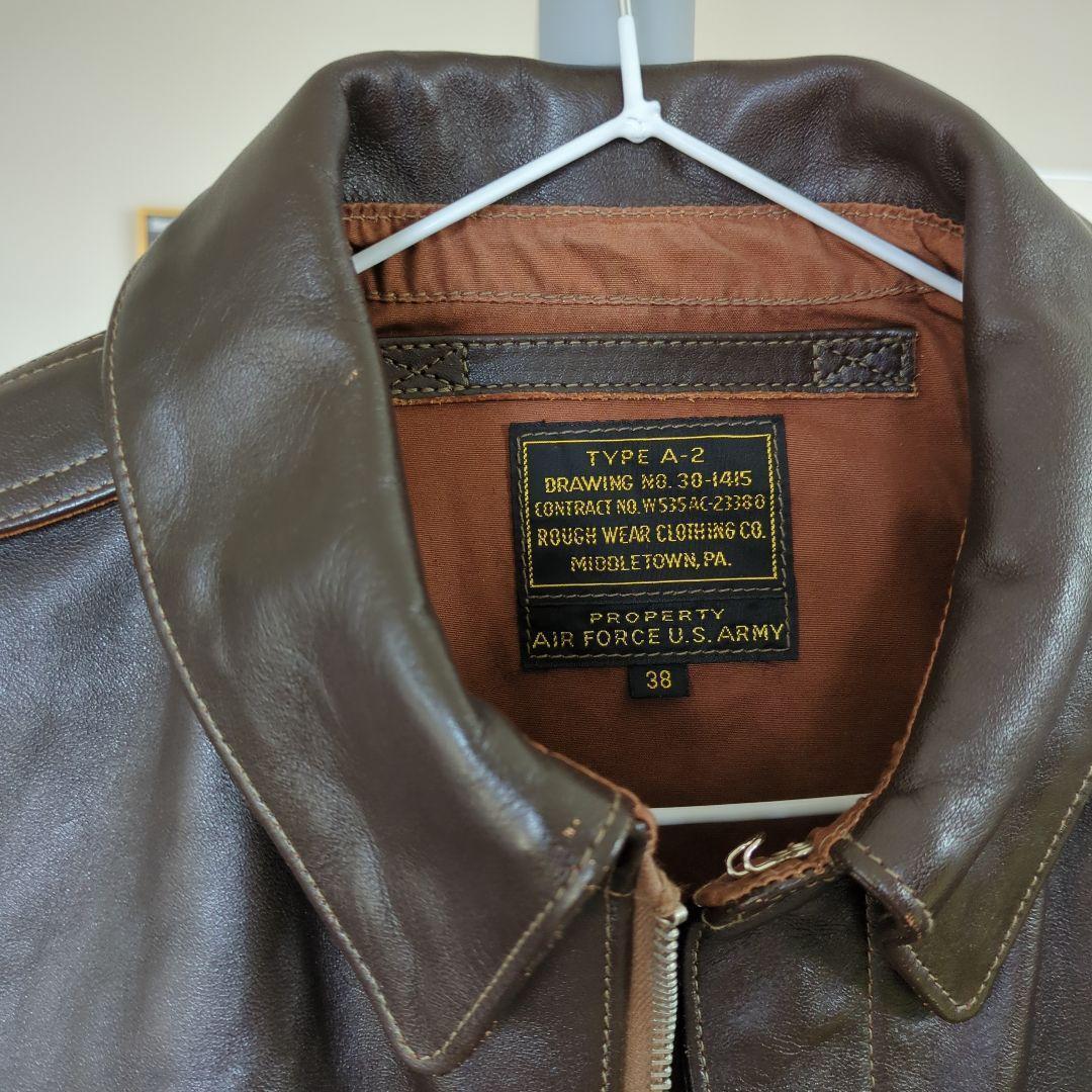 The REAL McCOY'S Rogue Wear A-2 Leather Jacket 38 Men's #EA The REAL McCOY'S Rogue Wear A-2 Leather Jacket 38 Men's #EA